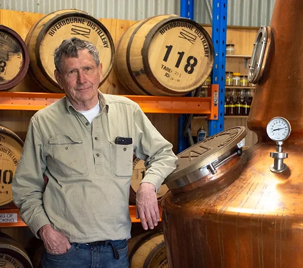 Martin Pye, distiller at Riverbourne
